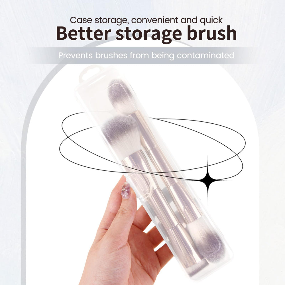 Poils synthétiques denses MAANGE pour douceur et hygiène optimales.