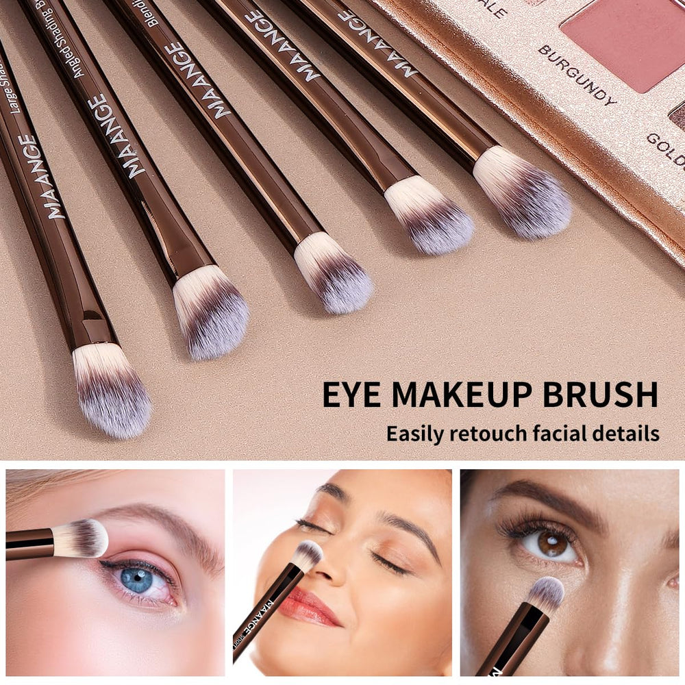 MAANGE poils ultra-doux pinceaux visage pour application fluide