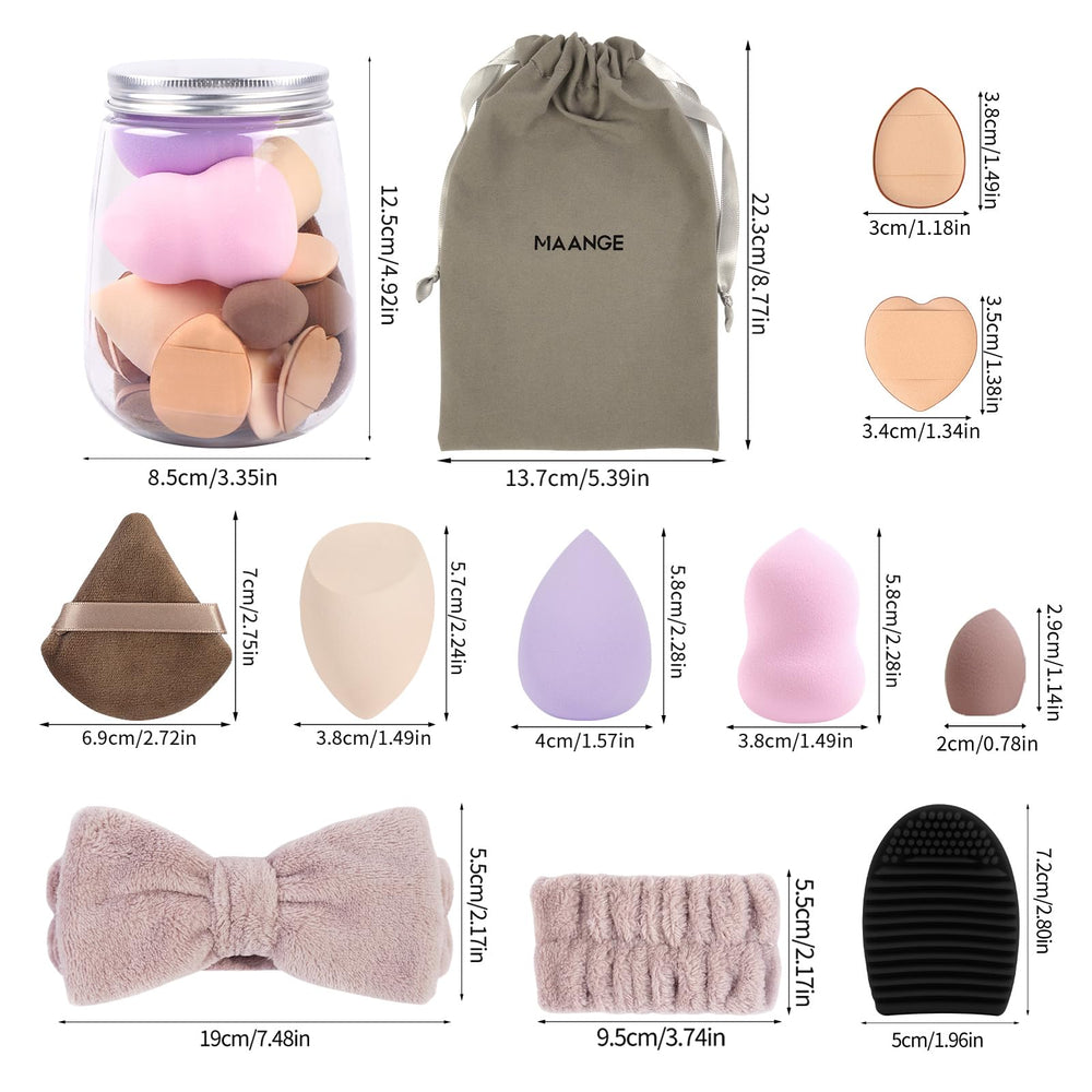 Pochette MAANGE incluse pour ranger les pinceaux avec style
