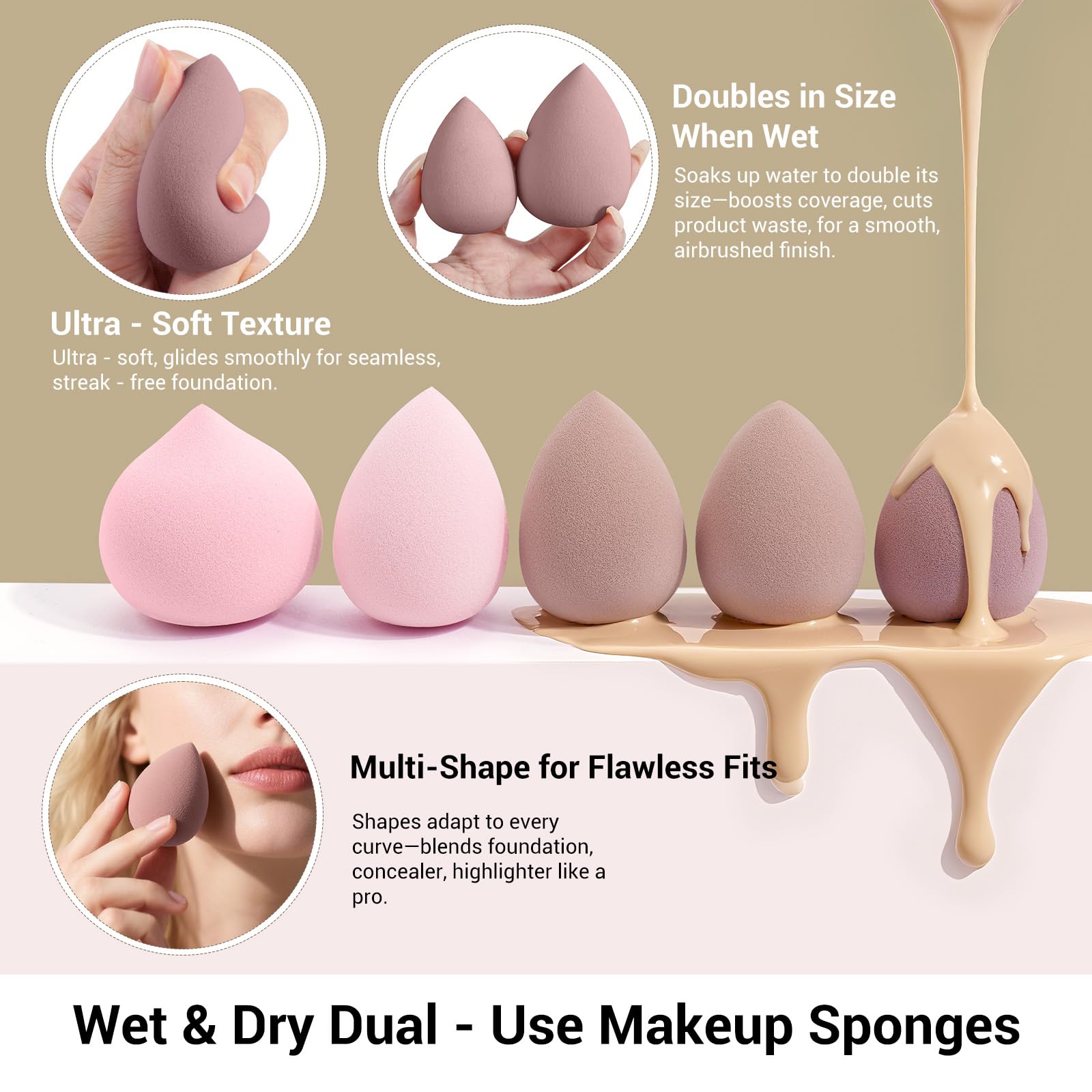 Trousse de toilette MAANGE pratique pour transporter le kit maquillage.