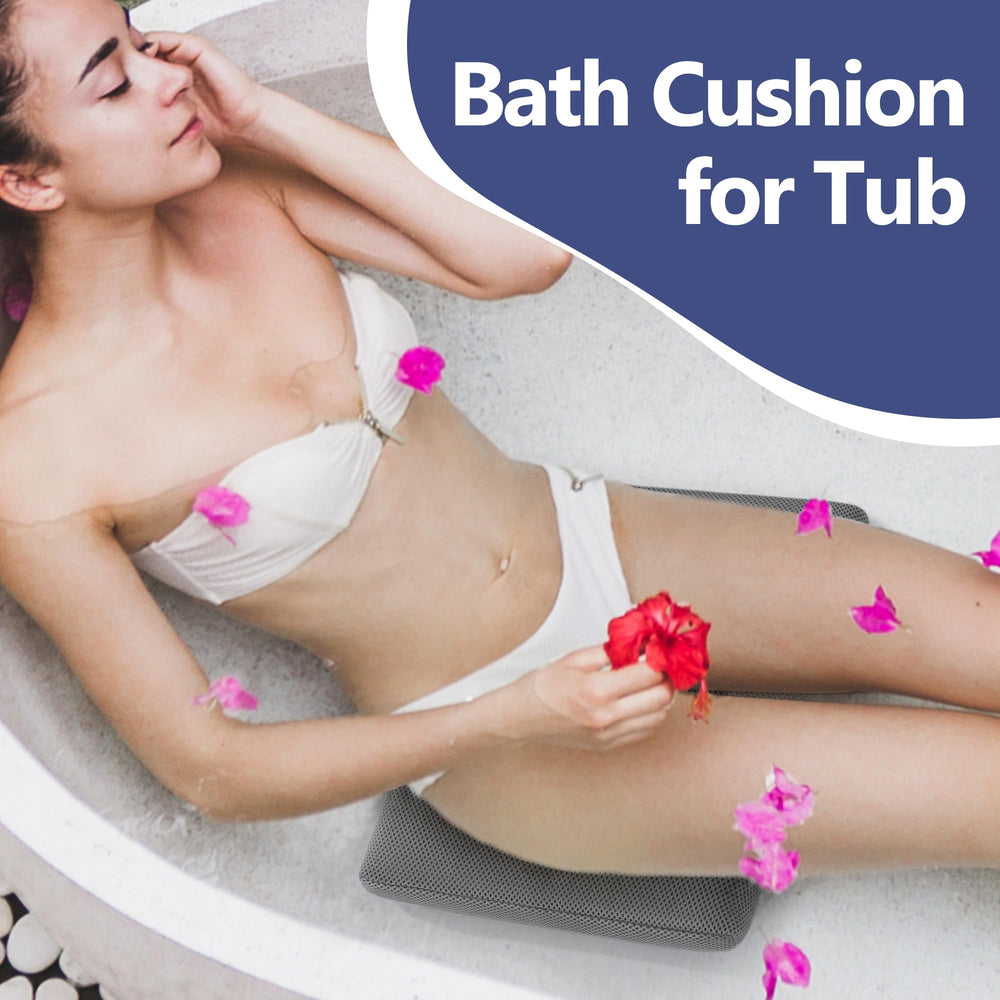 Coussin Mabozoo pour bain, maille respirante, sèche rapidement et offre un confort durable.