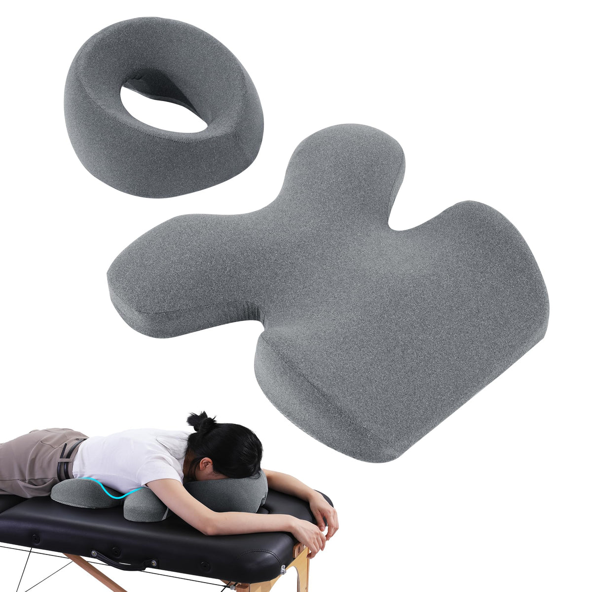 MABOZOO oreiller ventre massage ergonomique pour une détente optimale.