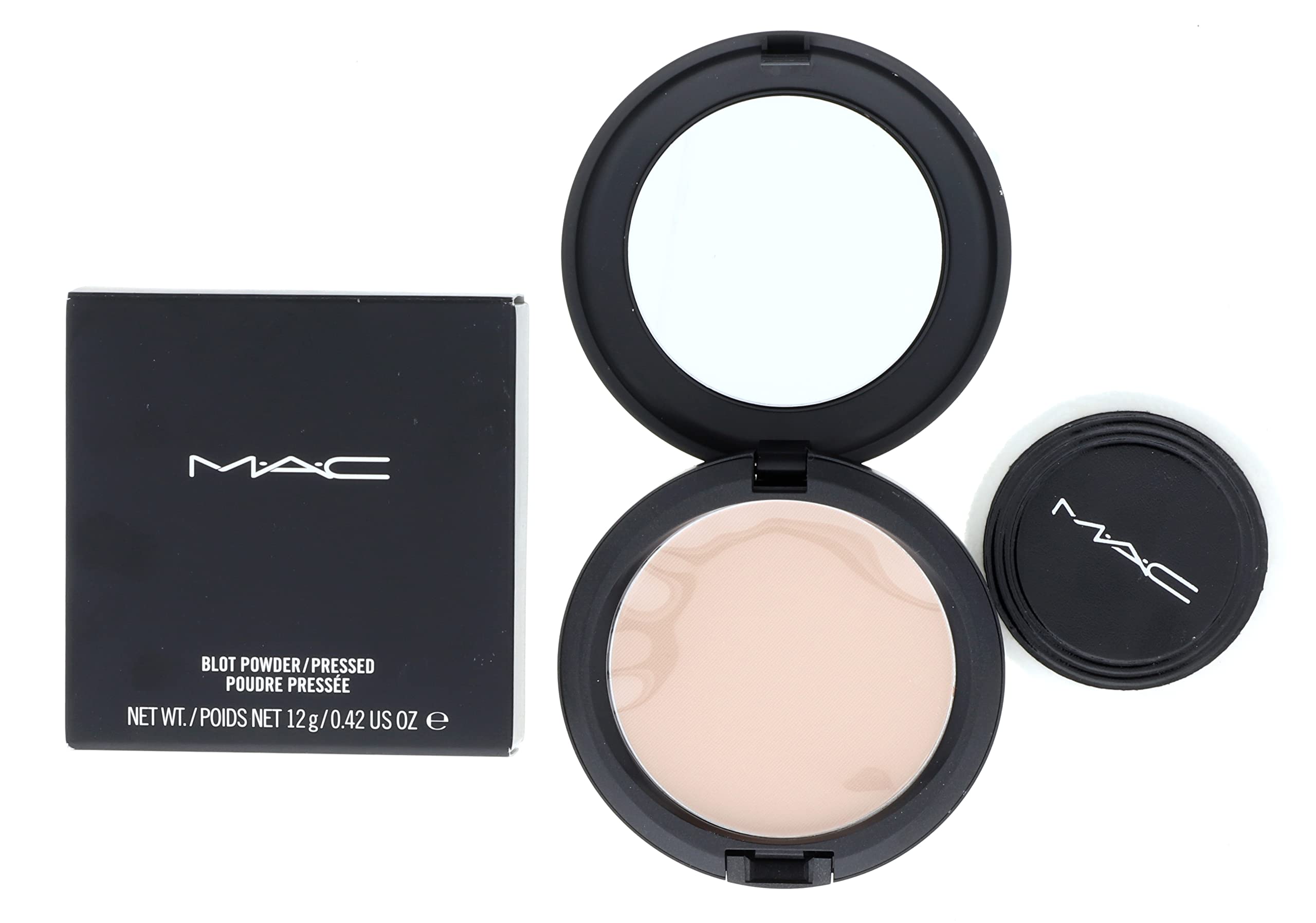 MAC poudre blot médium — application pour contrôle de la brillance.