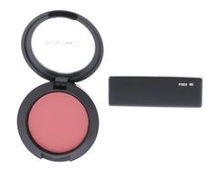MAC Pinch Me – échantillon couleur rosée sur peau.