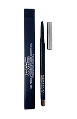 MAC Colour Excess Gel Crayon Yeux Glide Or Die noir carbone, tenue longue durée et résistant à l'eau sur les paupières