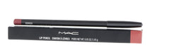 Emballage élégant et pratique du crayon MAC Dervish pour un rangement facile.