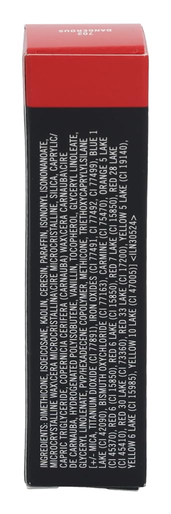 MAC Dangerous – fini matte lèvres, allure chic et durable.