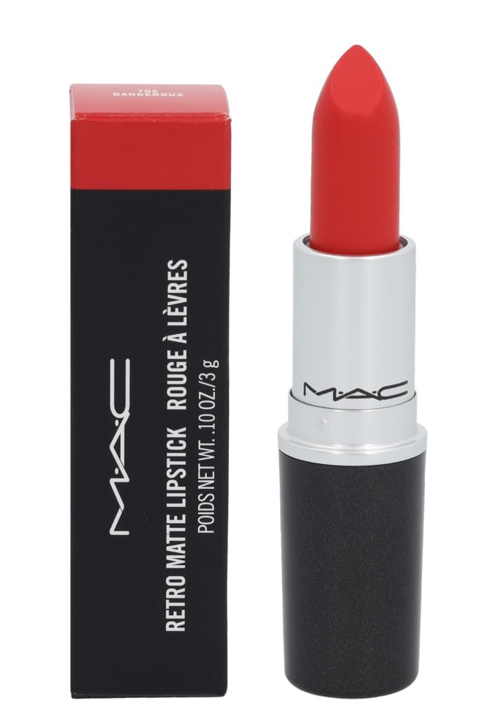 MAC Dangerous – teinte matte rouge, rendu élégant et durable.