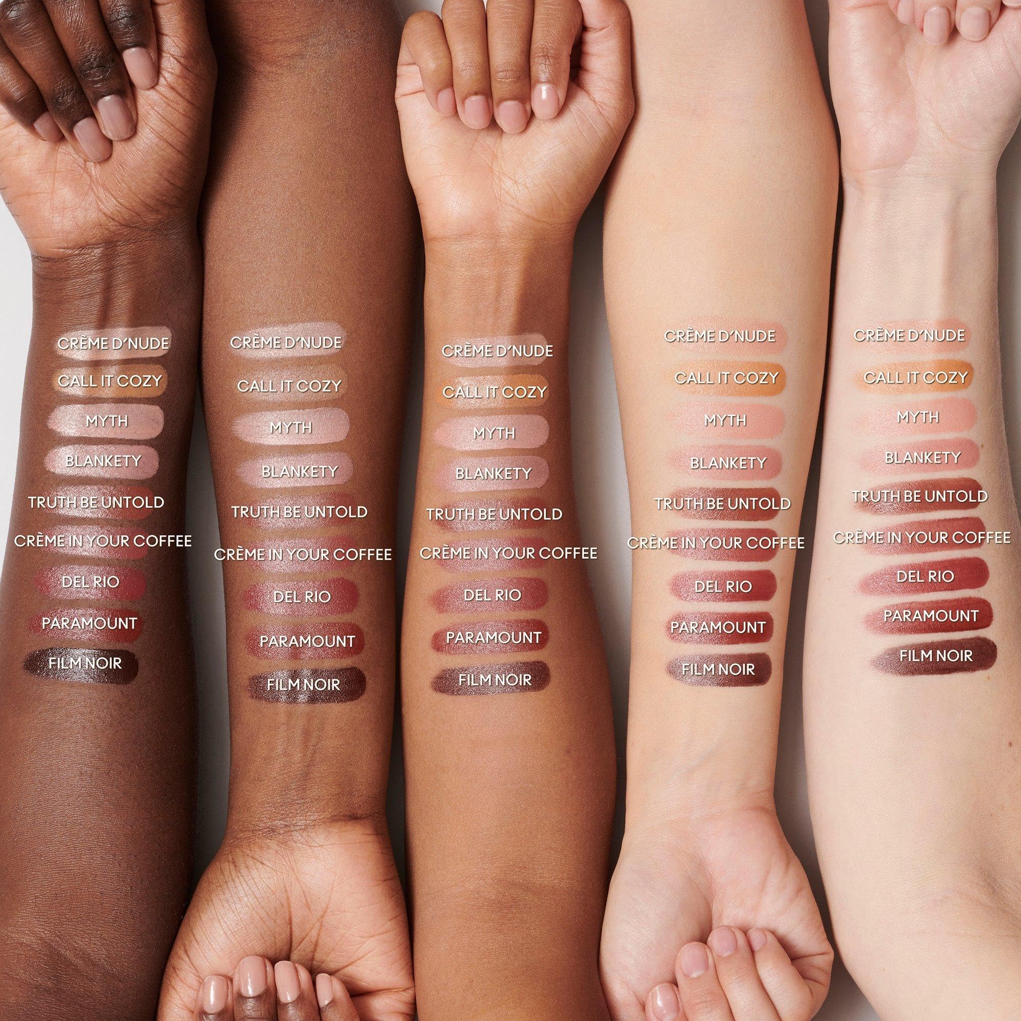 MAC emballage élégant du rouge satin.