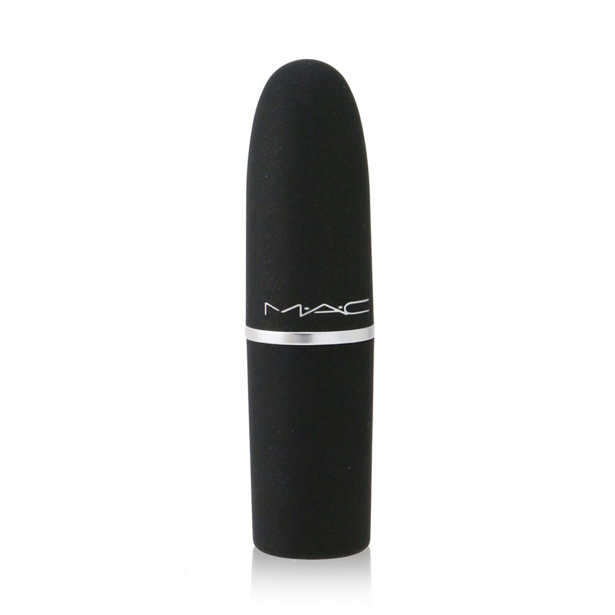 MAC Frost Lipstick Bombshell fini nacré capte la lumière.