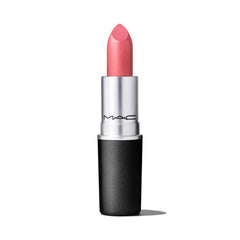 MAC Frost Lipstick Bombshell – rouge-glace lumineux pour des lèvres éclatantes.