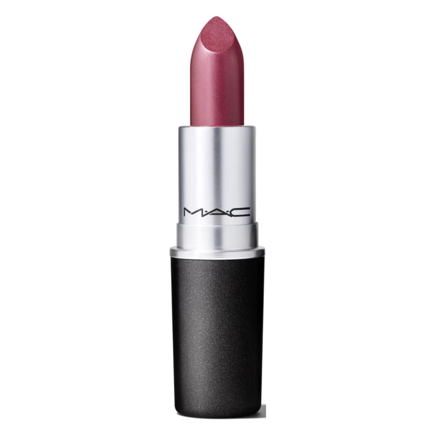 MAC Frost Plum Dandy – application, texture fluide facilitant une couleur modulable.