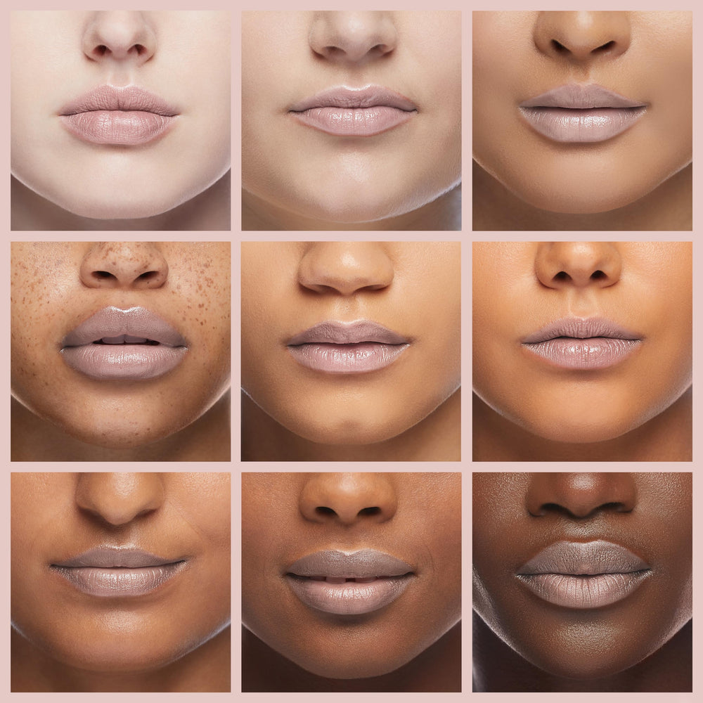MAC Frost – rouge gel, rendu métallique sur les lèvres pour un look de défilé.