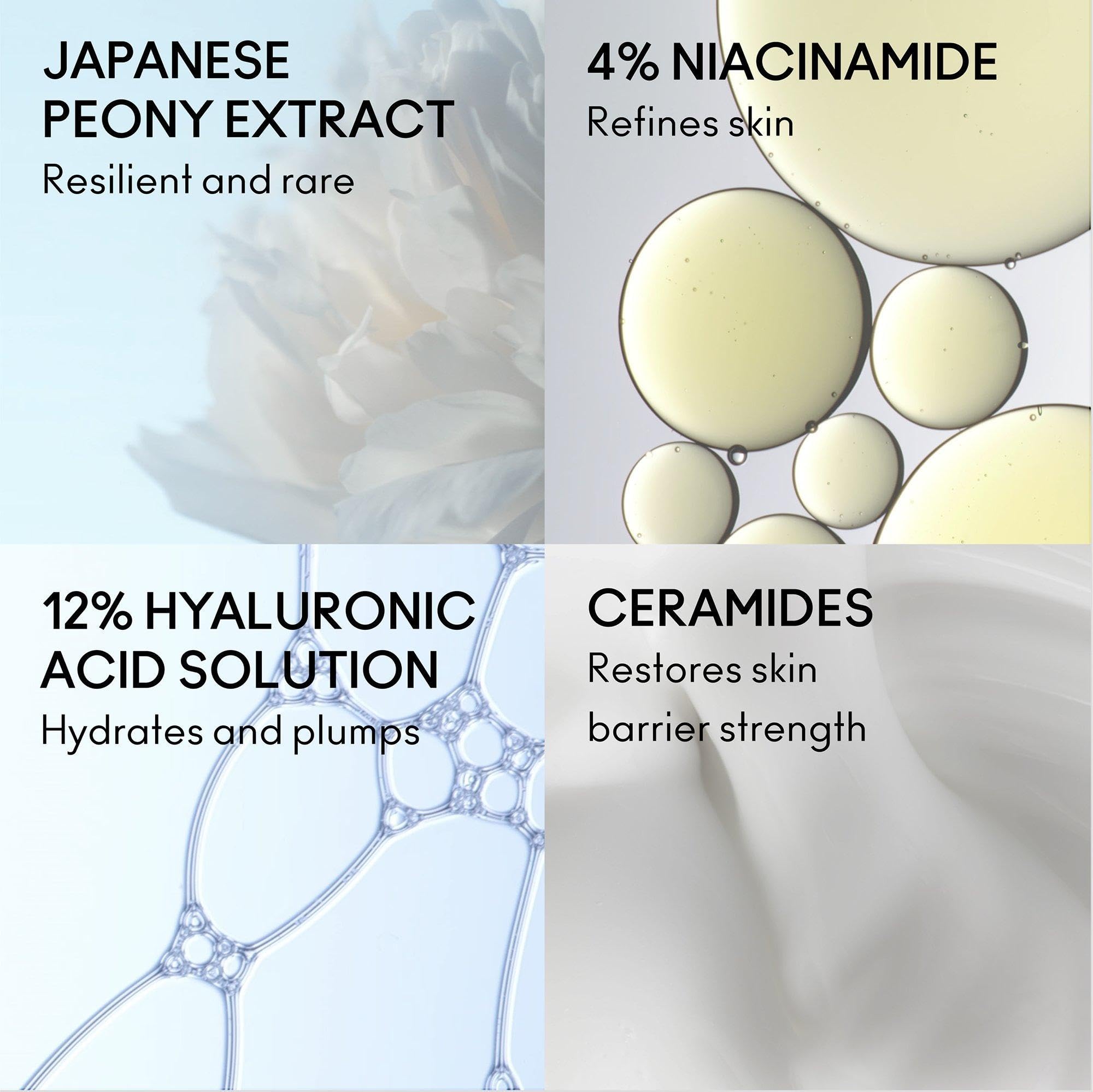 MAC Hyper Real Serumizer – Particules nacrées diffusent une lueur naturelle.