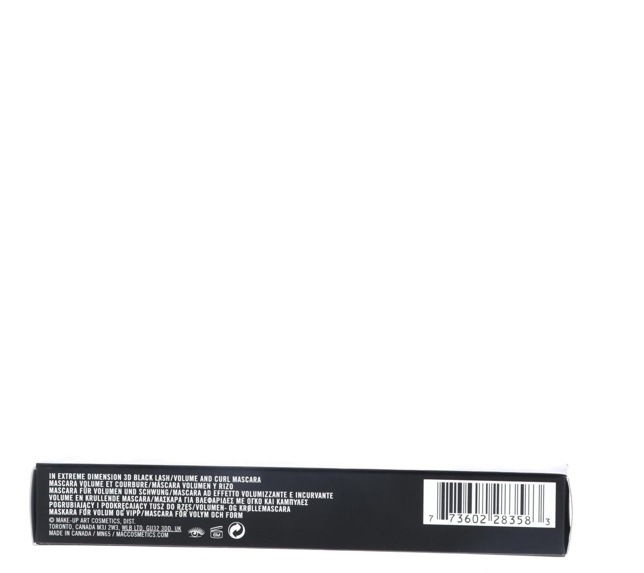 MAC In Extreme Dimension 3D Black Lash Mascara – application fluide et tenue durable