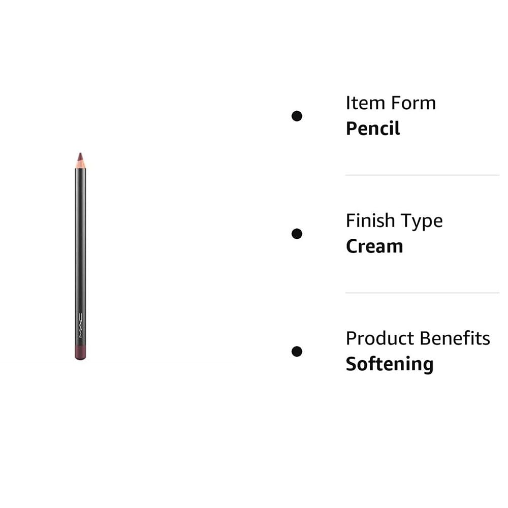 MAC Lip Pencil Vino – application fiable avec d'autres produits.