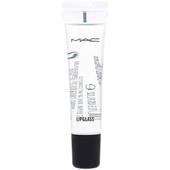 MAC Lipglass clair sur le flacon, fini brillant polyvalent pour les lèvres.