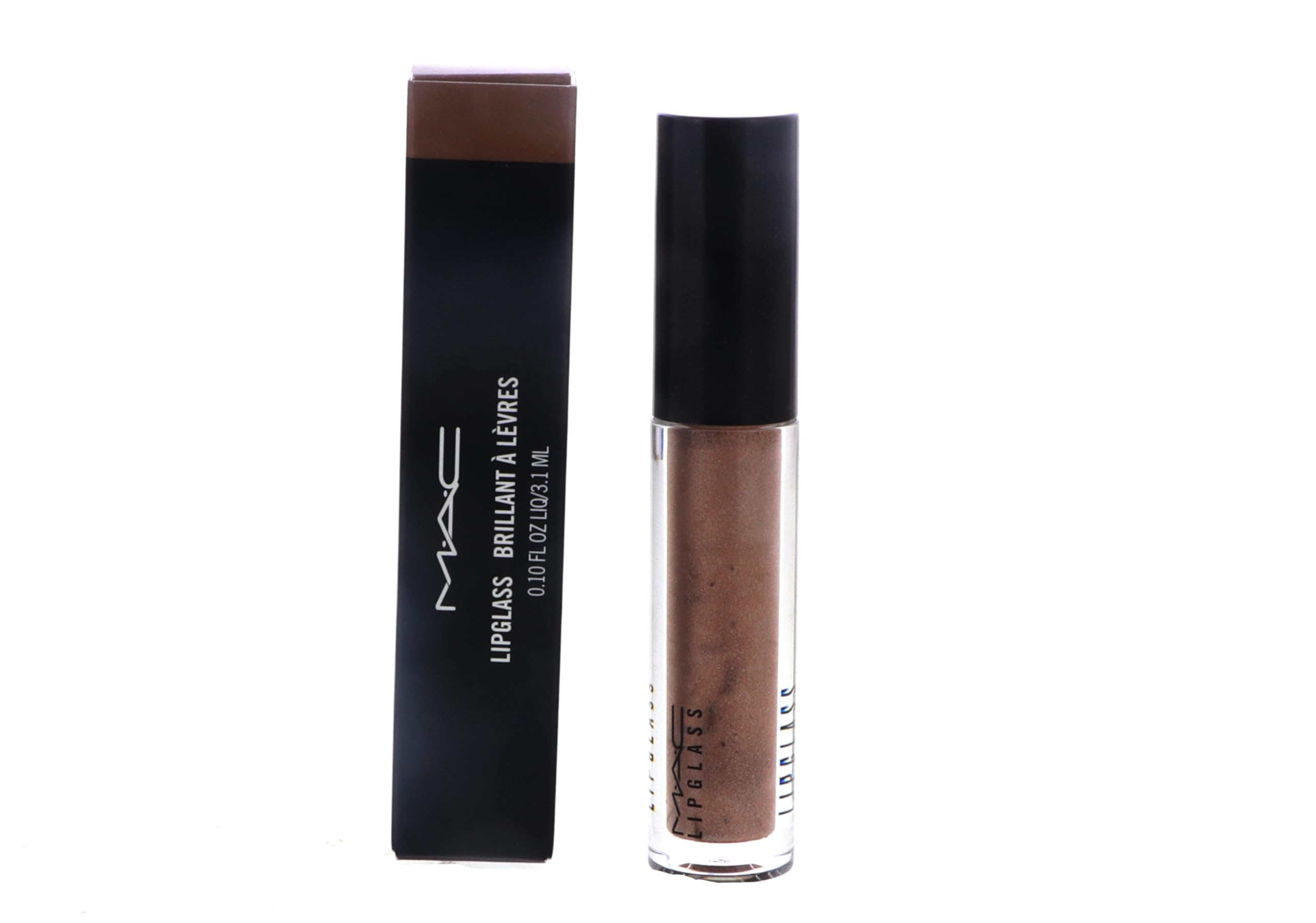 MAC Lipglass Explicit, flacon élégant pour une brillance éclatante et durable