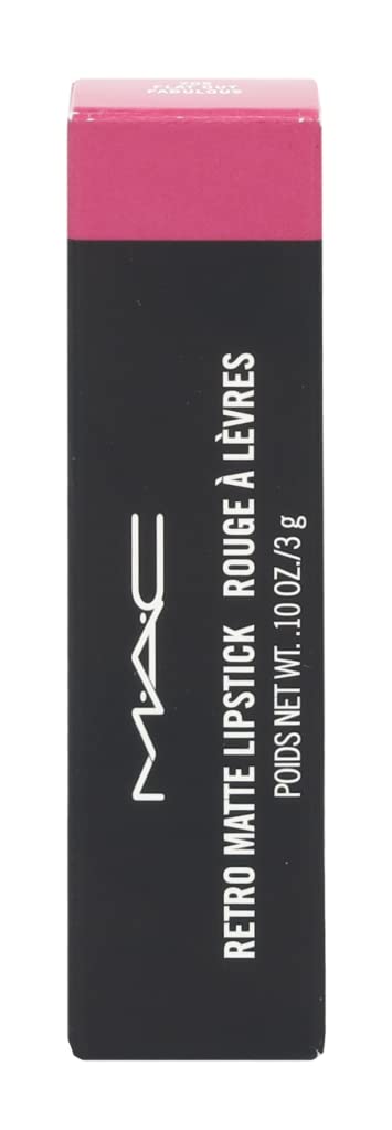 MAC Lipstick Retro Matte 705 échantillon teinte Flat Out Fabulous pour swatch précis