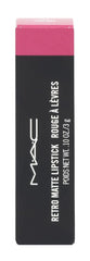 MAC Lipstick Retro Matte 705 échantillon teinte Flat Out Fabulous pour swatch précis