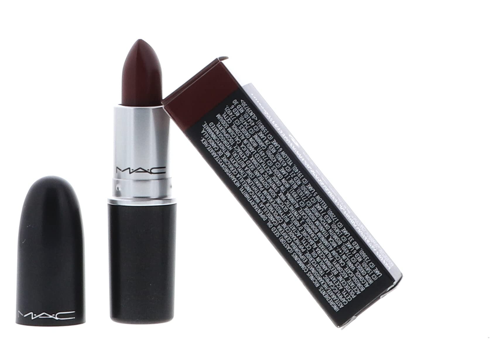 MAC Lustre Spice It Up couleur rouge-brique pour un look chaud.