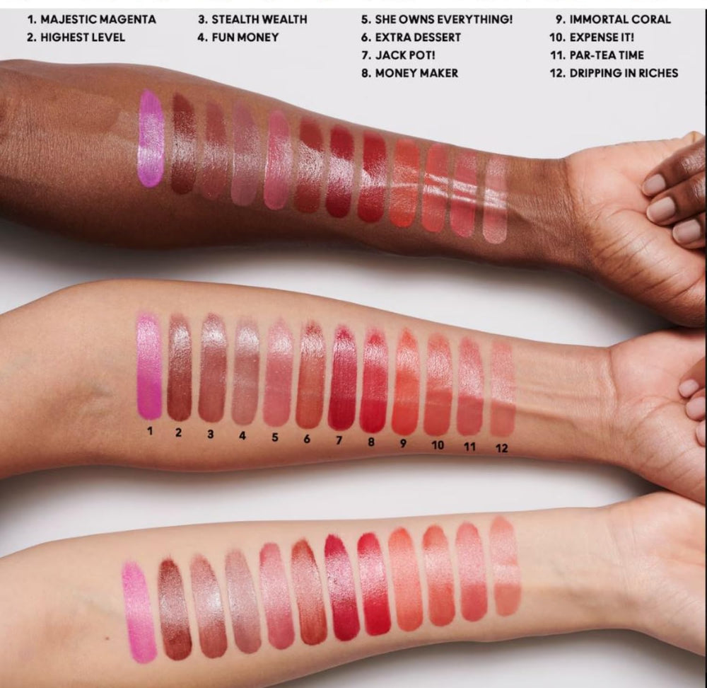 MAC Lustreglass Fun Money mini, couleur ludique pour des touches lumineuses.