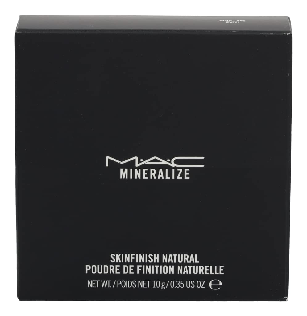 MAC Mineralize Skinfinish Natural Give Me Sun — texture naturelle lumineuse prête à fixer le teint