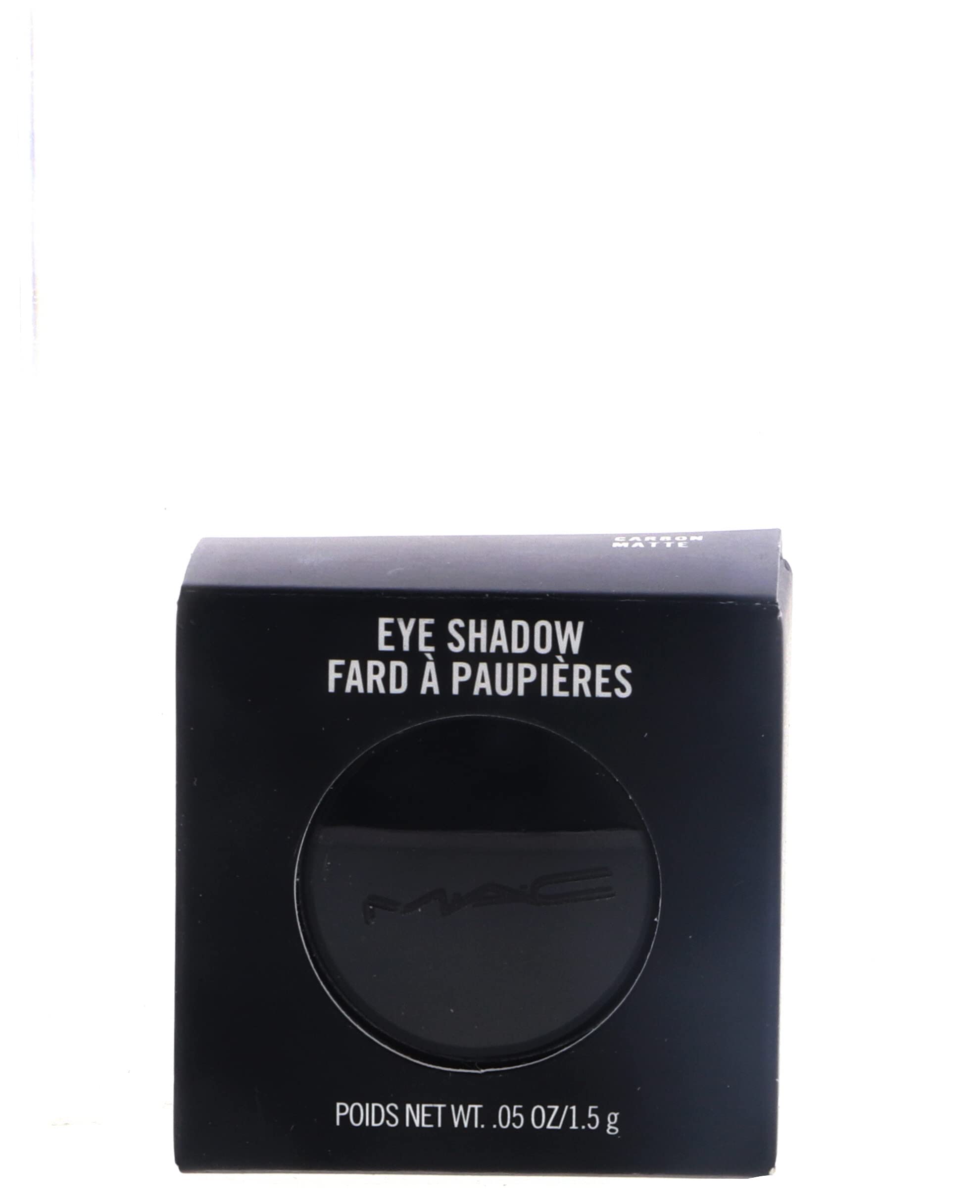 MAC Eye Shadow Carbon teinte noire pigment intense pour regards profonds