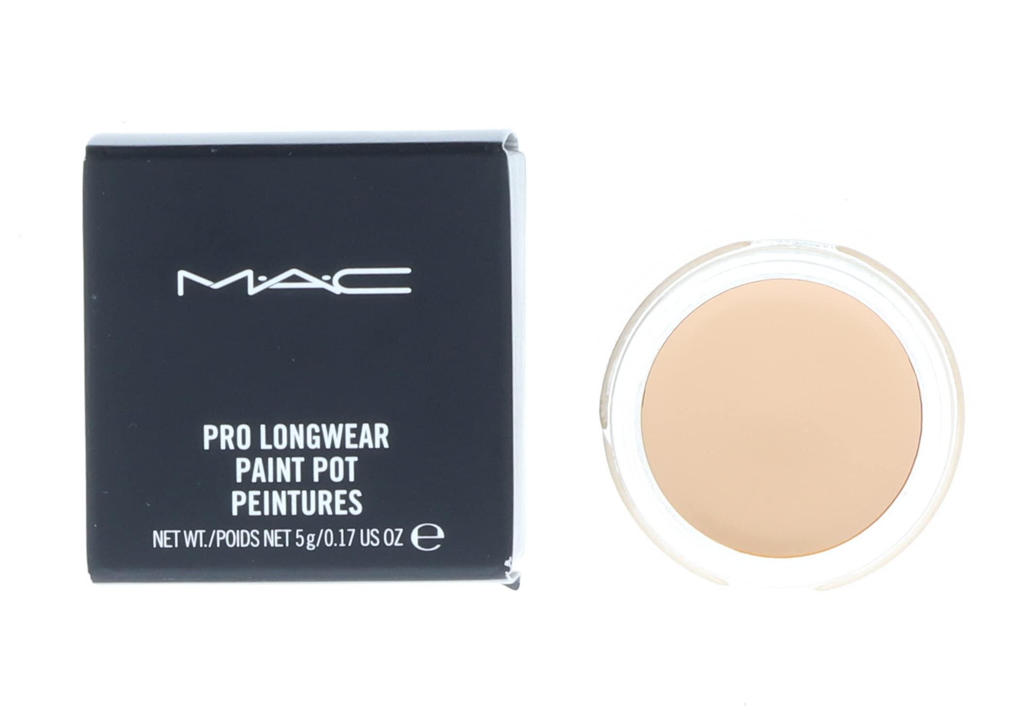 MAC Paint Pot Soft Ochre texture creme paupiere, glisse facilement pour un rendu uniforme.