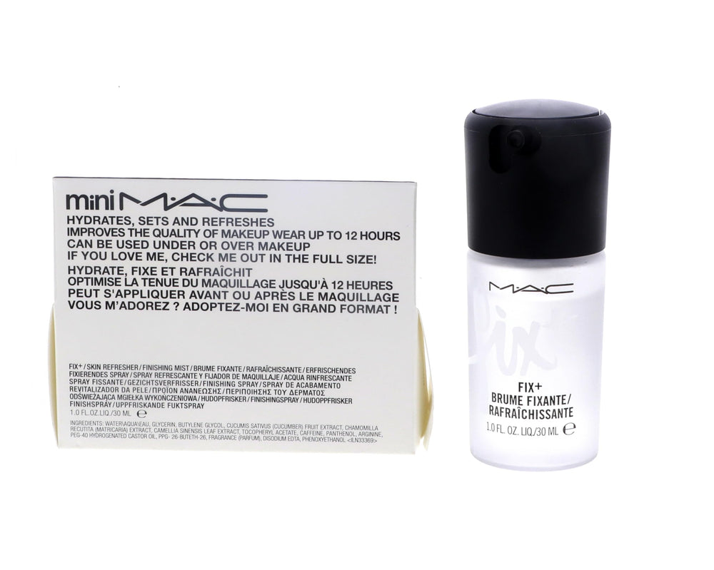 MAC Prep and Prime Fix Plus pulvérisateur mini, spray léger pour fixer le maquillage.