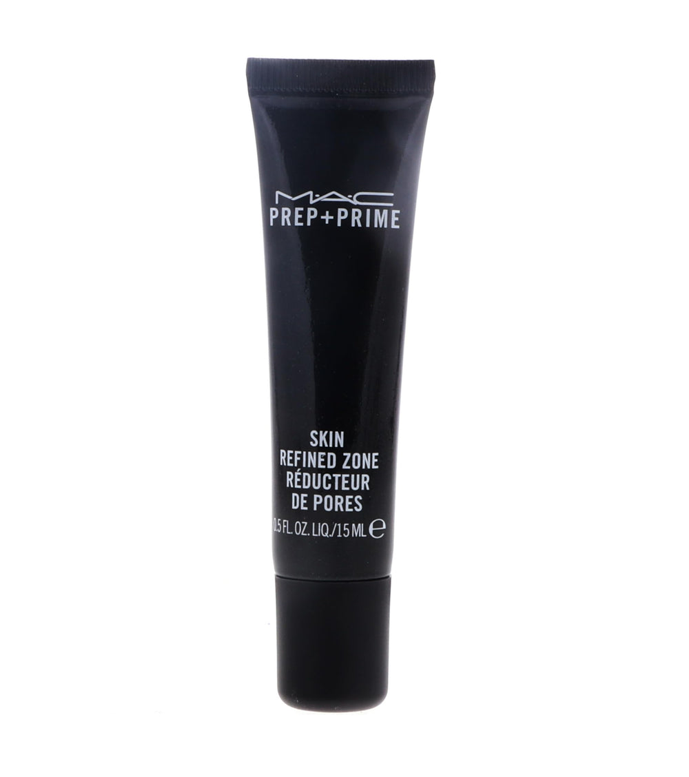 MAC Prep + Prime Skin Refined Zone, application précise, base efficace pour teint uniforme.