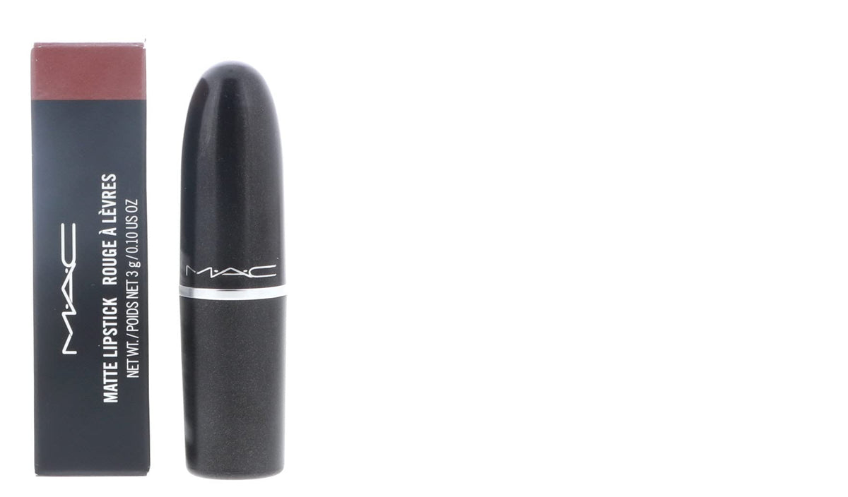 MAC Rouge à lèvres matte taupe – emballage compact pour retouches discrètes