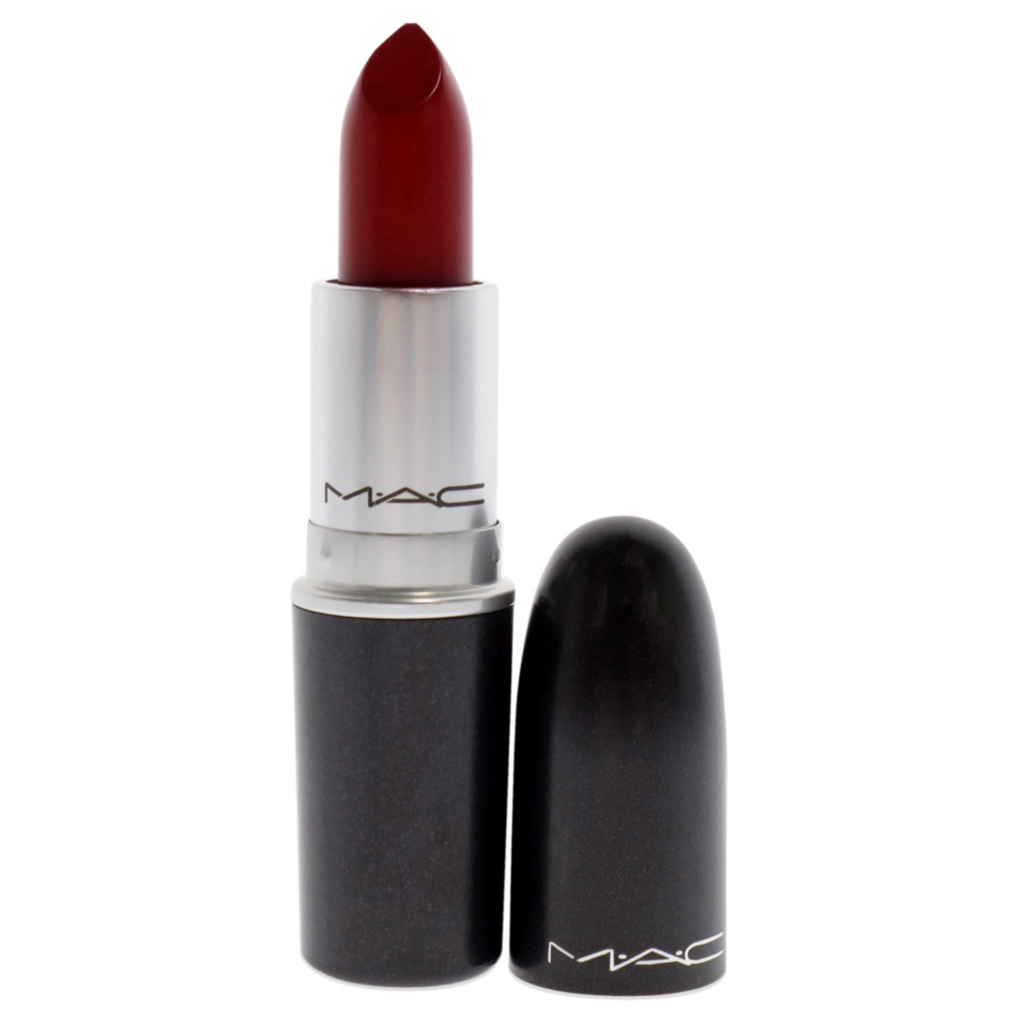 MAC Rouge à lèvres Matte 612 Rouge Russe en tube, couleur prête pour sortir.
