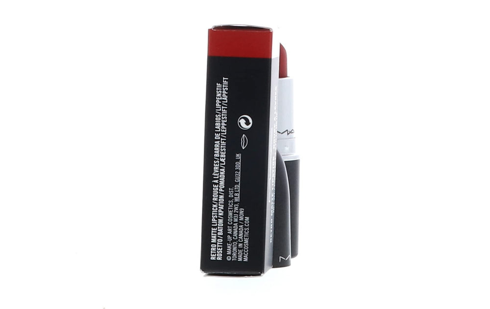 MAC Ruby Woo emballage classique et design intemporel
