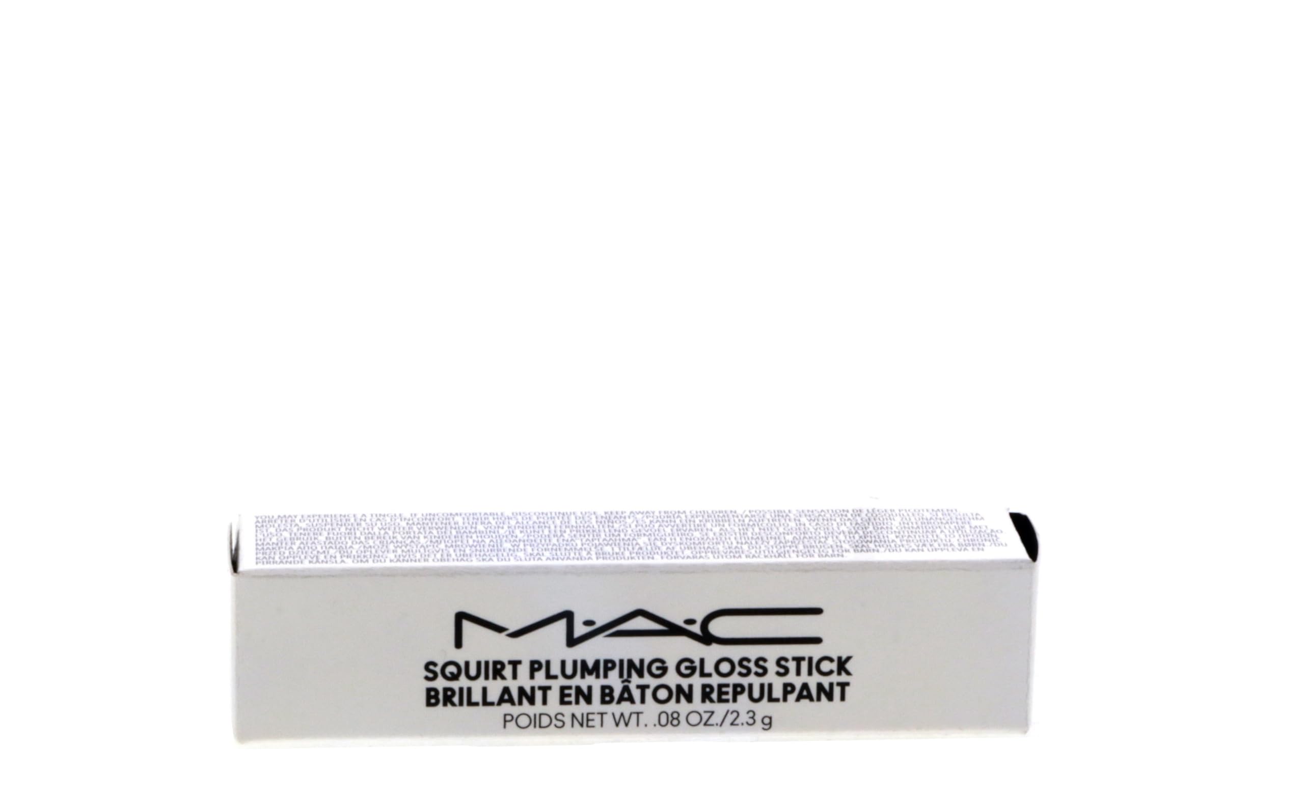 Texture non collante du MAC Squirt Plumping Gloss Stick sur lèvres