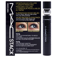 MAC Stack Mascara avec brosse Mega pour un volume instantané des cils