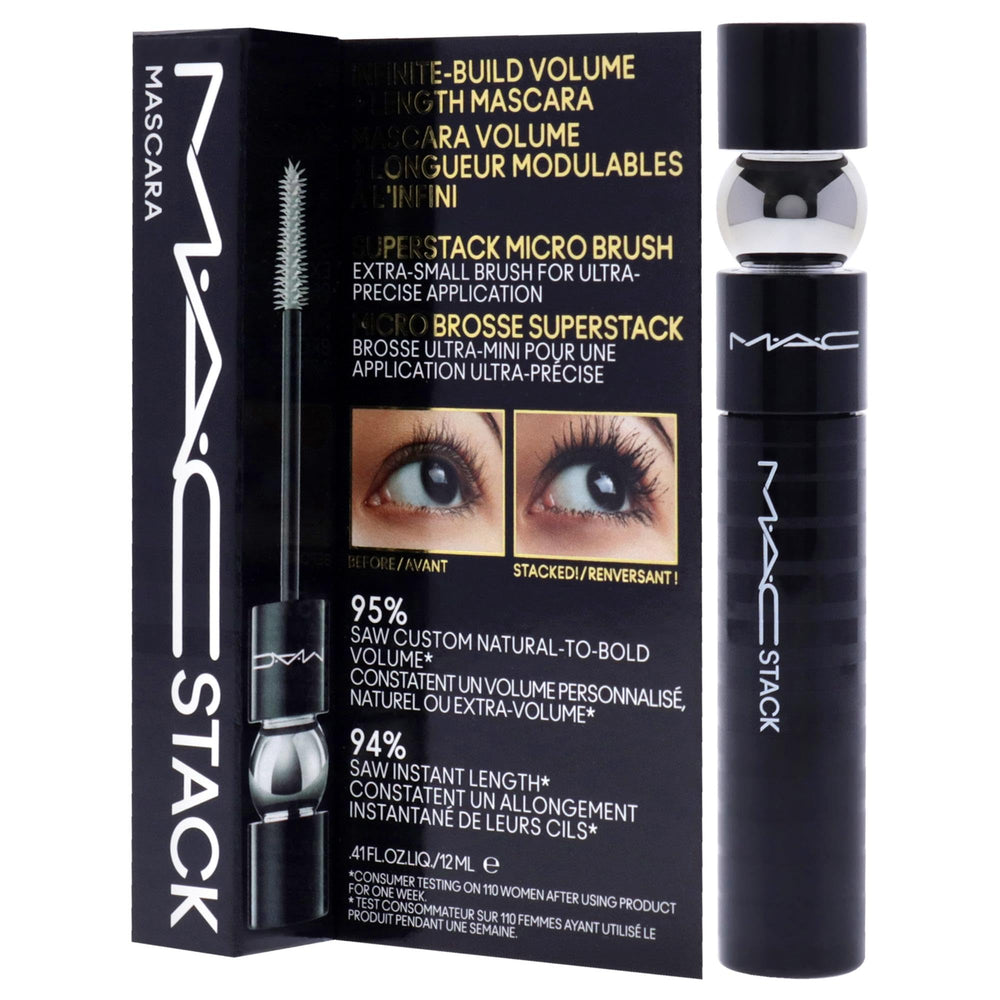 MAC Stack Mascara noir profond qui sublime le regard