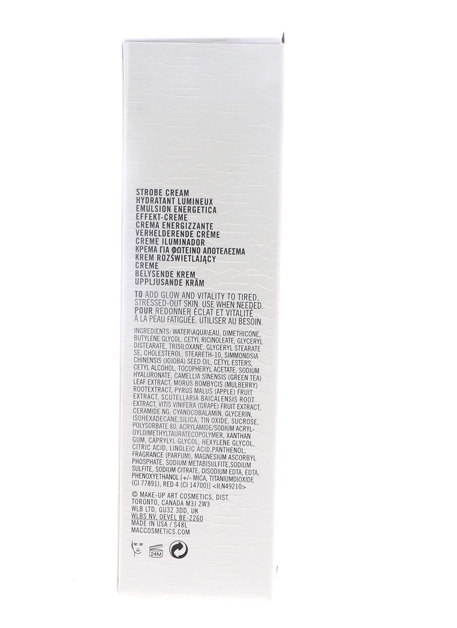 Avant/après: Strobe Cream Pink Lite illumine le visage.