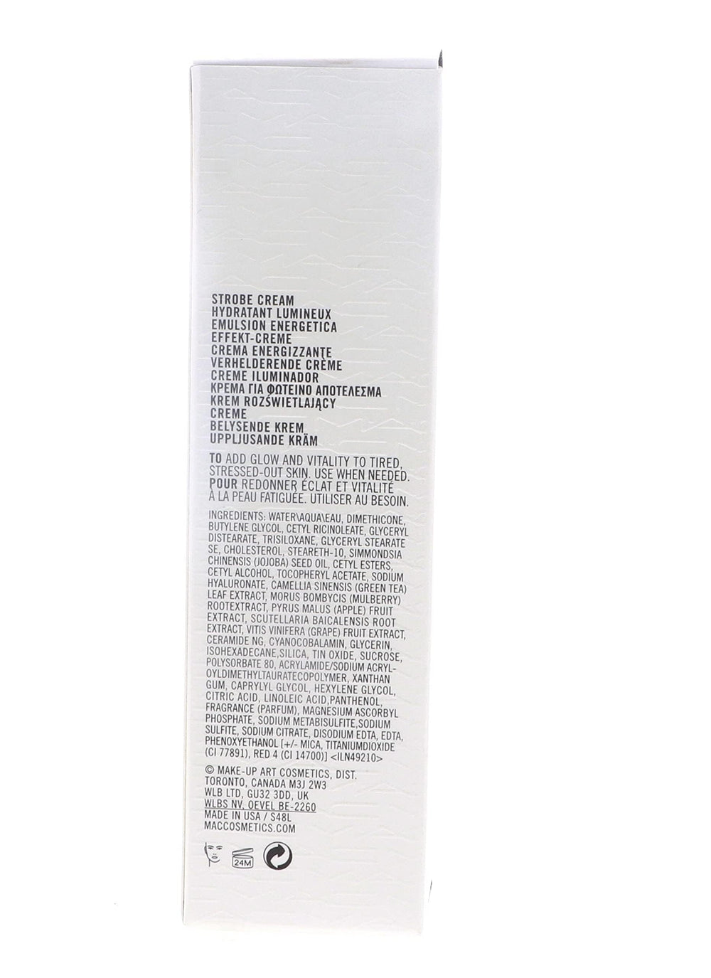 Avant/après: Strobe Cream Pink Lite illumine le visage.