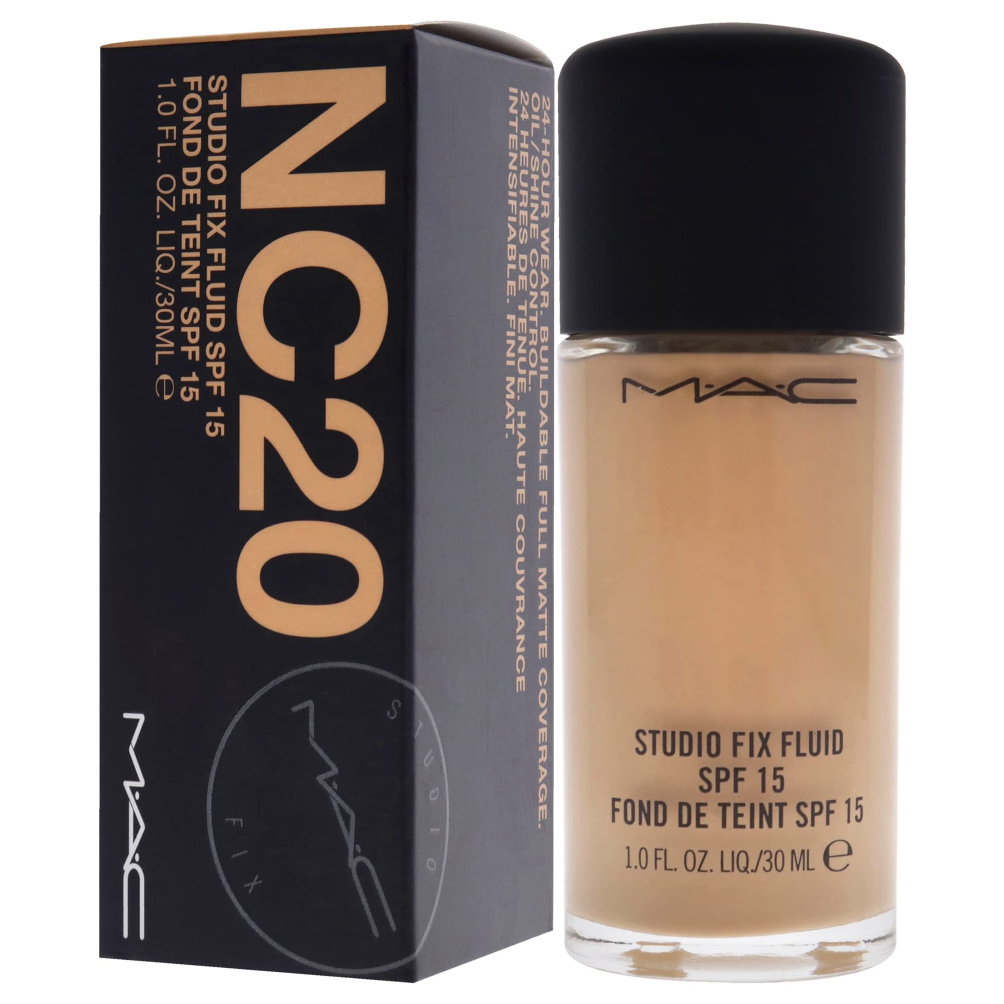 MAC Studio Fix Fluid — fini naturel et longue tenue pour le teint au quotidien.