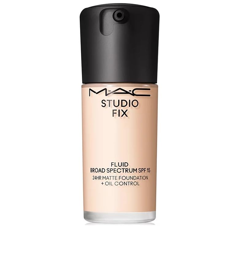 MAC Studio Fix Fluid NW5 – bouteille et finition naturelle longue tenue