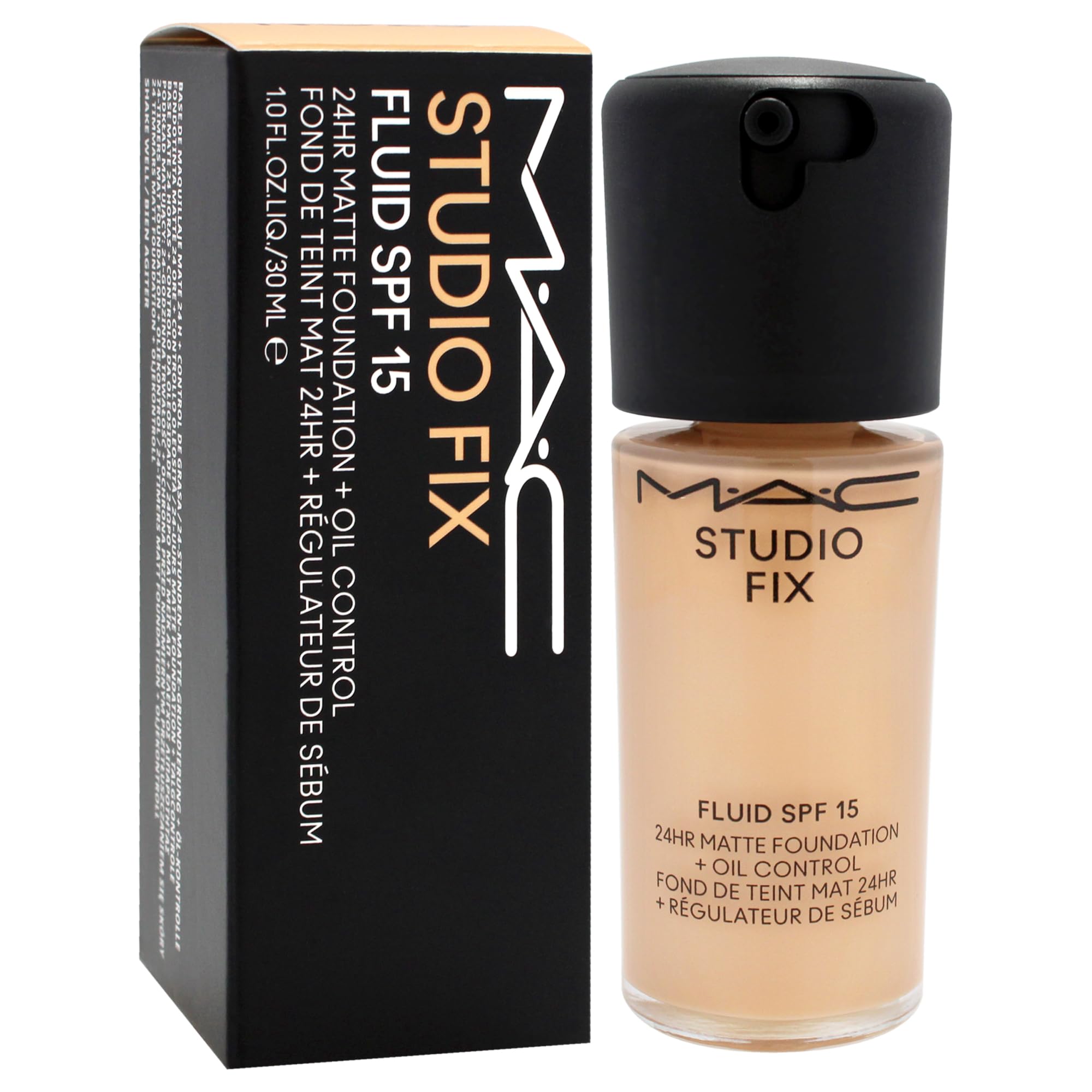 MAC Studio Fix Fluid se fond facilement pour un fini homogène sur la peau.