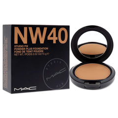 MAC Studio Fix Poudre NW40 – contrôle de la brillance pour fini mate.