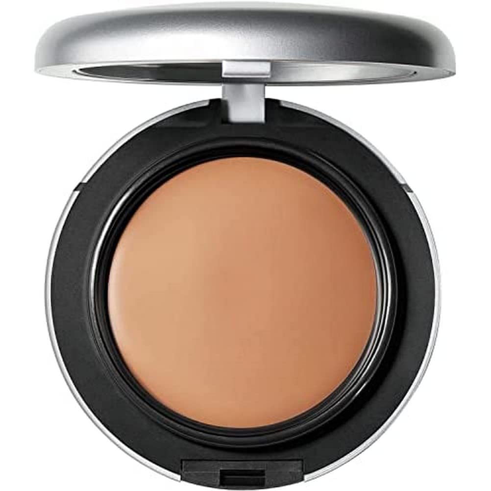 MAC Studio Fix Tech crème-poudre N5, texture crème-poudre, fini mat naturel et couvrance modulable.