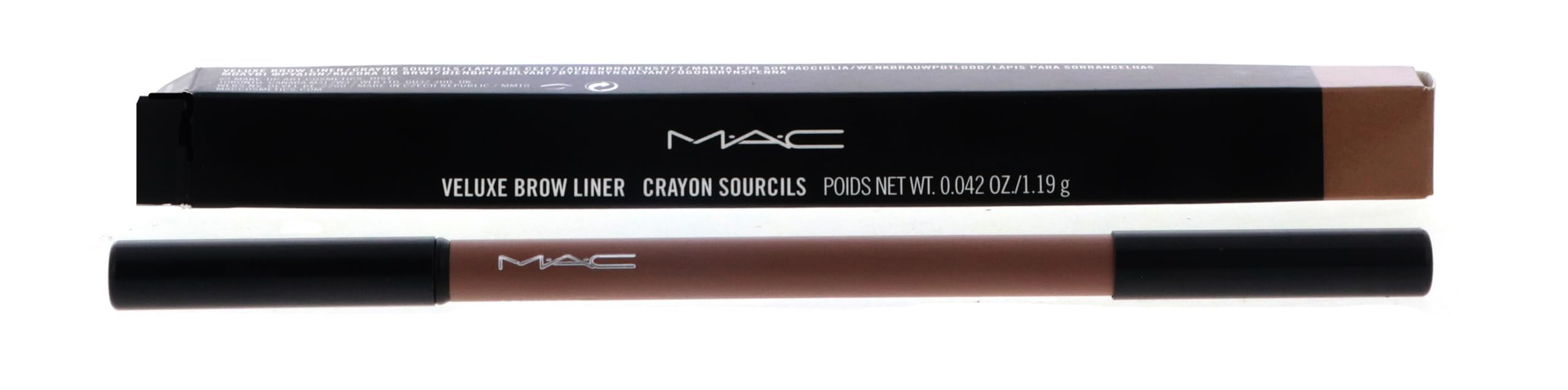 MAC Veluxe Sourcils Brun – application précise pour un tracé net et durable.