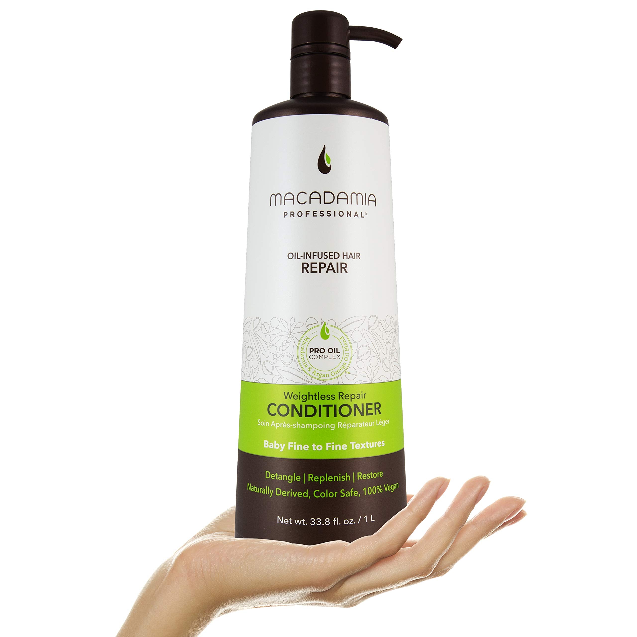 Macadamia Professional – routine simple après-shampoing pour cheveux fins et volume