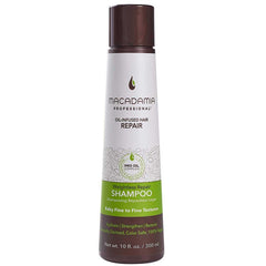 Macadamia Professional – shampooing sans sulfates en bouteille, soin léger pour cheveux fins.