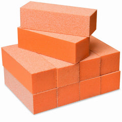Buffer Maccibelle orange 60/100 pour polissage précis des ongles.