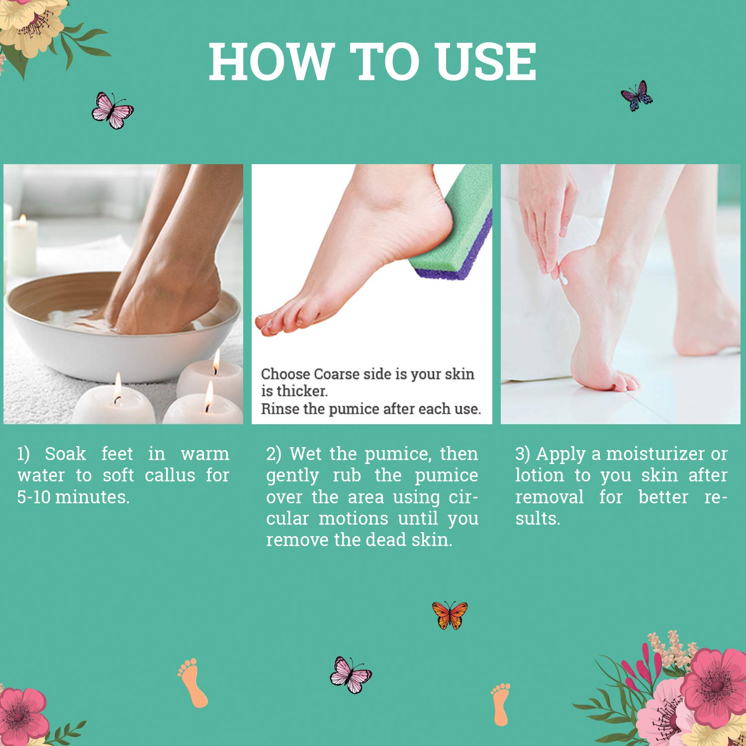 Pack de 4 Maccibelle, solution pratique pour soins des pieds à domicile.