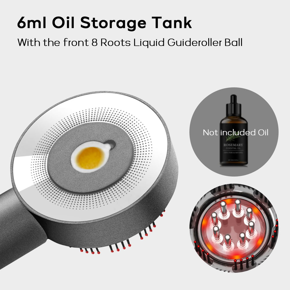 MACNJO brosse étanche IPX6 destinée au massage capillaire